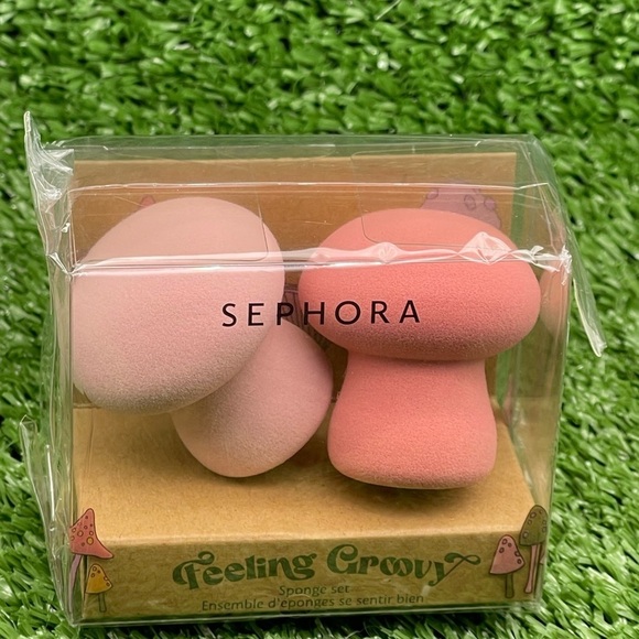 🎉🍄3 x HOST PICK🍄🎉 SEPHORA COLLECTION Feeling Groovy Sponge Set, LIMITED ED. - Picture 2 of 6